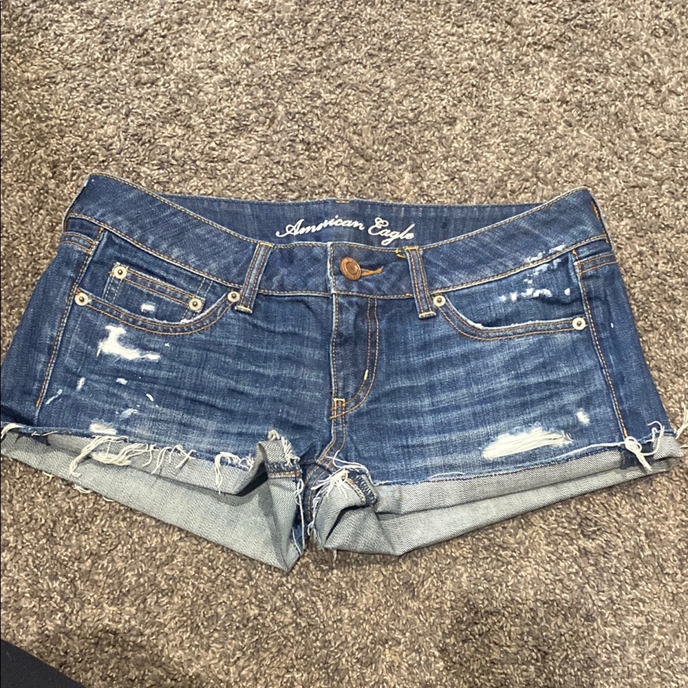 American Eagle Outfitters Blue Denim Shorts